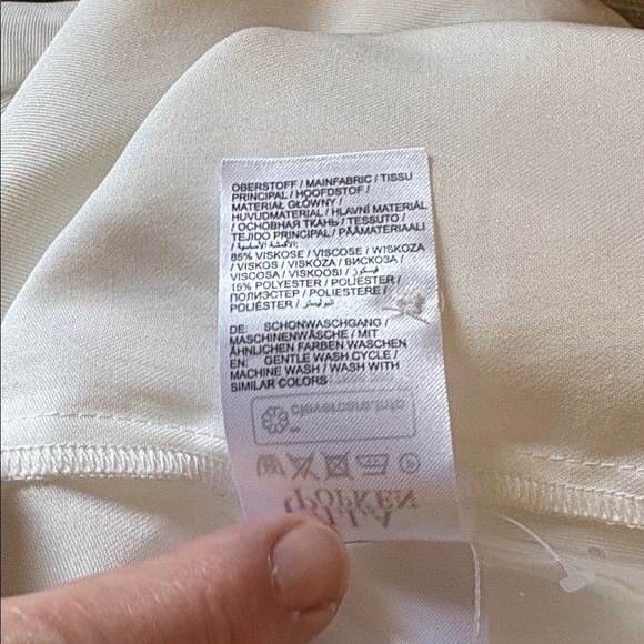 White Jacket 24/26W Plus Size Lightweight for Spring Summer - Picture 7 of 10